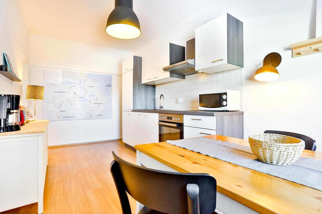 Apartments Am Bahnhof شترالسوند المظهر الخارجي الصورة