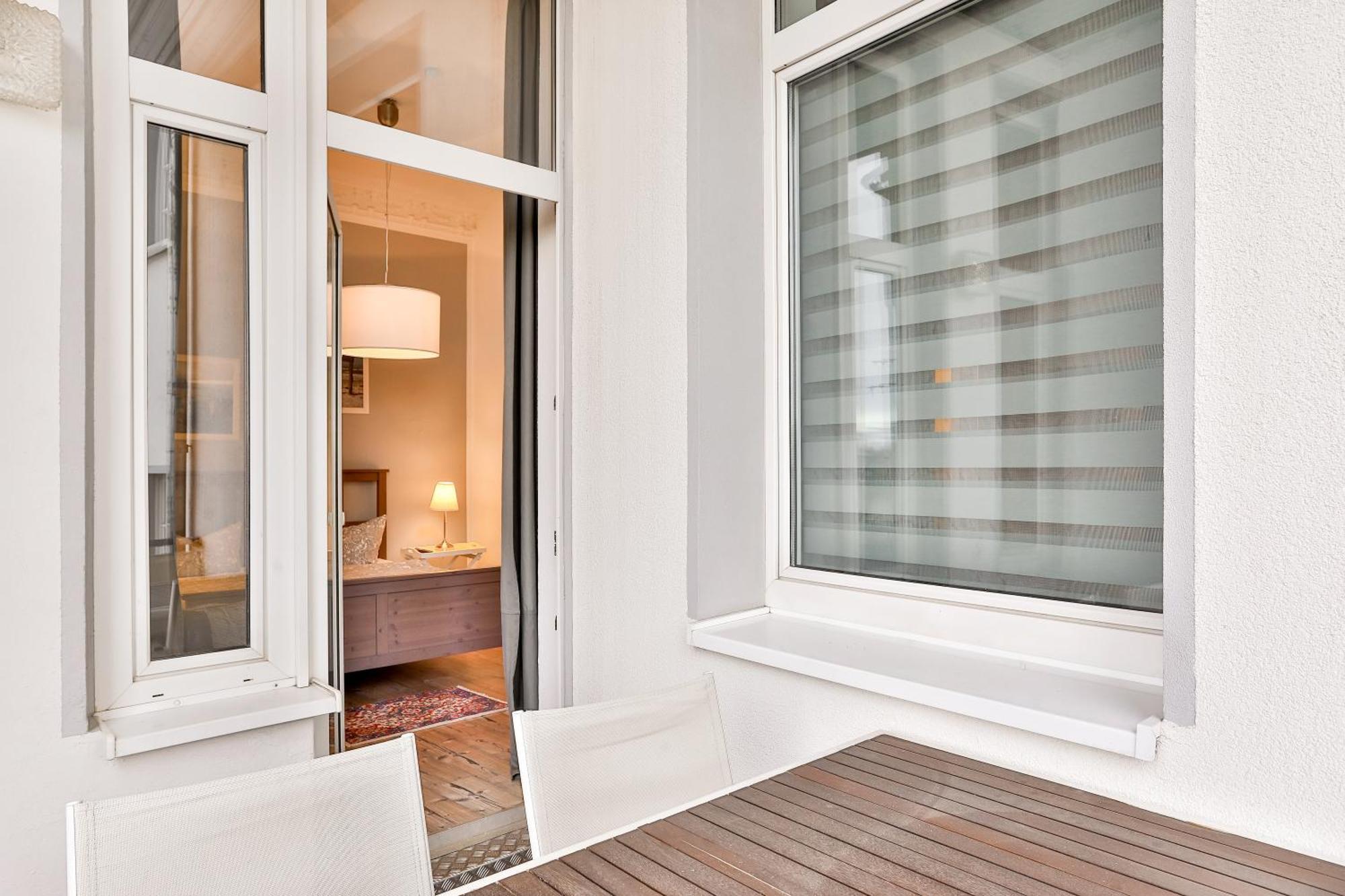 Apartments Am Bahnhof شترالسوند الغرفة الصورة