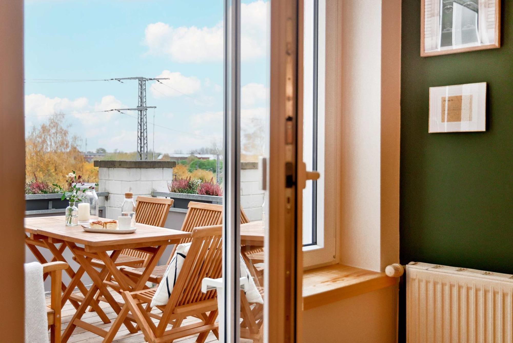 Apartments Am Bahnhof شترالسوند المظهر الخارجي الصورة