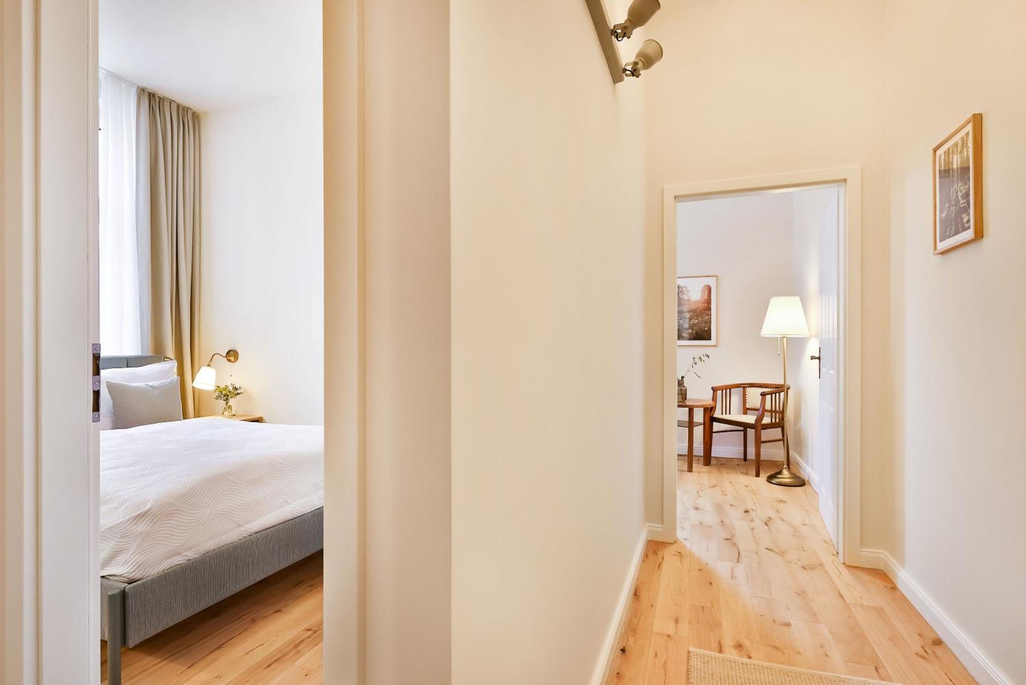 Apartments Am Bahnhof شترالسوند المظهر الخارجي الصورة