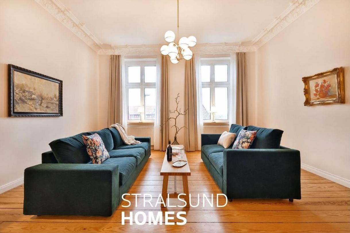 Apartments Am Bahnhof شترالسوند المظهر الخارجي الصورة